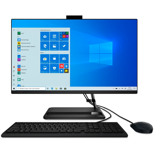 фото Моноблок lenovo ideacentre aio 3 27 gen 6 27" fhd /amd ryzen 3 5300u/8gb/512gb ssd/radeon graphics/windows 10 home/dvd-rw/черный (f0fy0008rk)