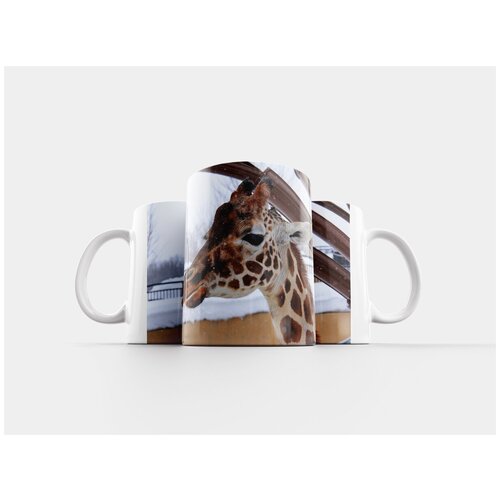 фото Кружка "жирафа, зима, холодный" 320 мл lotsprints