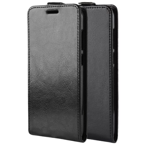 фото Чехол-флип mypads для realme c3 вертикальный откидной черный