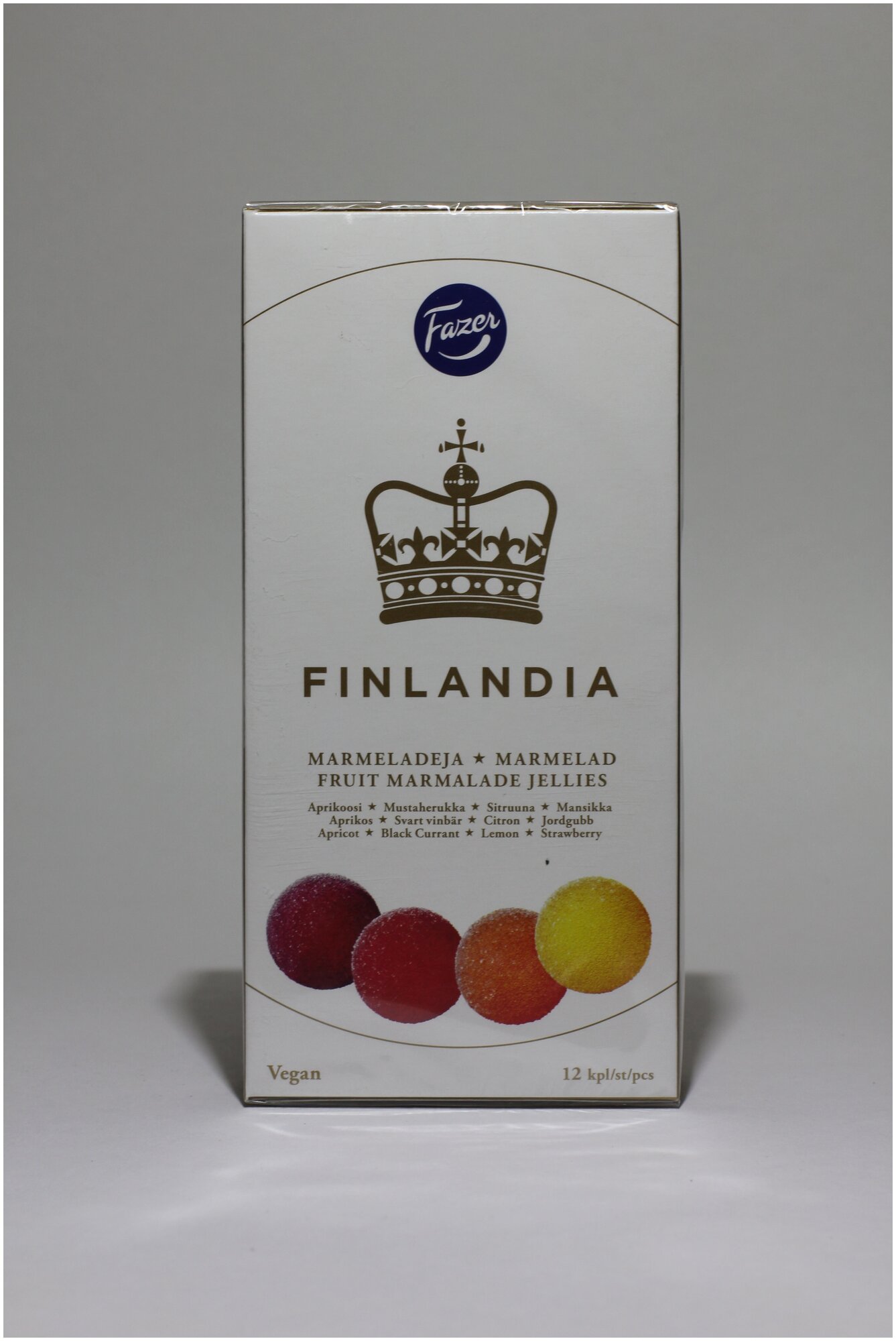 Мармелад Fazer Finlandia со вкусом абрикоса, черной смородины, лимона, клубники, 260 г - фотография № 8