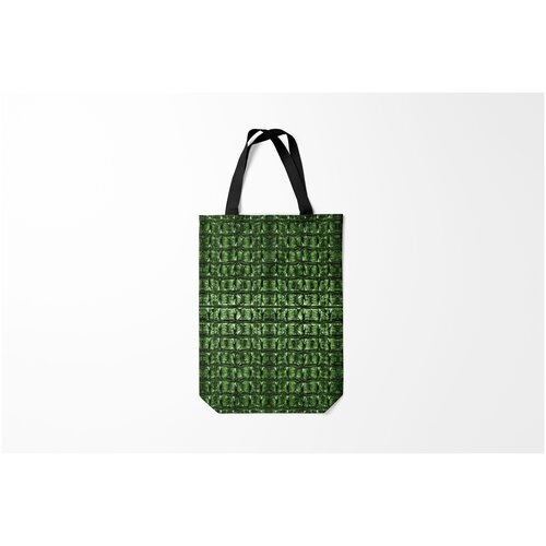 фото Сумка-шоппер / 31х42 см / популярные иллюстрации / текстуры текстура аллигатора burnettie