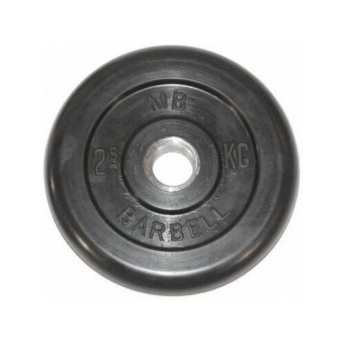 Диск для штанги MB-Barbell MB-PltB31-2,5, черный