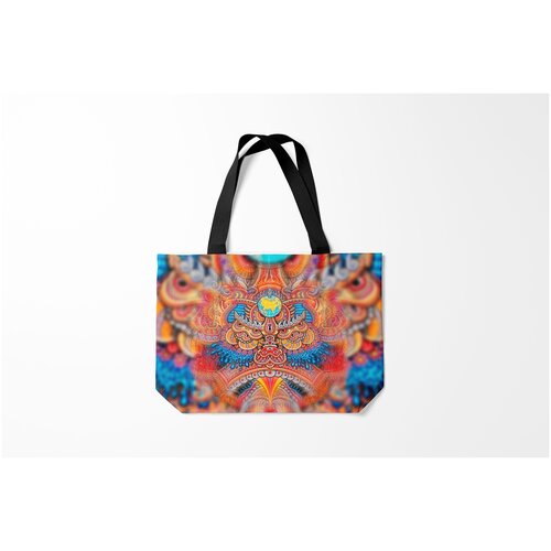 фото Сумка-шоппер / 46х35 см / популярные иллюстрации / драконы rising dragon burnettie