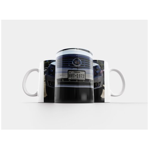 фото Кружка "кадиллак, внедорожник, 2017 кроссовер xt5 в интерьере" 320 мл lotsprints