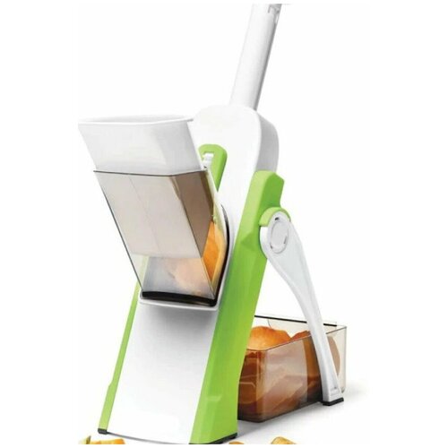 Мультислайсер 24в1 / Терка шинковка / Овощерезка ручная / слайсер (зеленая)