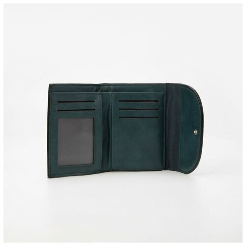фото Кошелёк, отдел на кнопках, цвет бирюзовый нет бренда