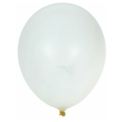 фото Шар латексный 12", кристалл, набор 100 шт., прозрачный gemar