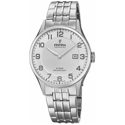 Наручные часы Festina F20005/1 серебристого цвета
