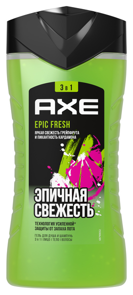 Axe Гель-шампунь для душа Axe Epic Fresh