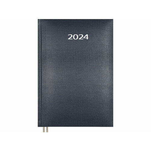 Ежедневник датированный 2024 Attomex. Lancaster A5 (145 ммx205 мм) 352 стр, белая бумага 70 г/м2, с