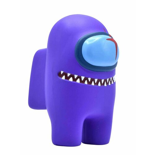 Сквиш Among Us Mega фиолетовый 15см, игрушка антистресс Амонг Ас Mega SquishMe, игрушка Among Us, Мялка жмялка, нажималка, мелкая моторика