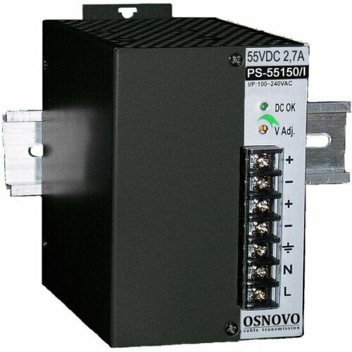 Промышленный блок питания Osnovo DC55V, 2,7A (150W) PS-55150/I