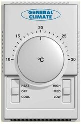 General Climate Пульт управления (механ., универсальный 2/4х труб.) GR-107U