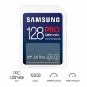 128GB SDXC карта памяти Samsung PRO Ultimate C10, U3, V30, A2 (MB-SY128S/WW)