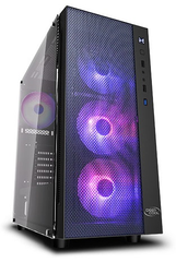 Deepcool MATREXX 55 MESH ADD-RGB 4F без БП, боковое окно (закаленное стекло), 3xARGB 120мм вентилятора спереди, 1xARGB 120мм вентилятор сзади, черный,