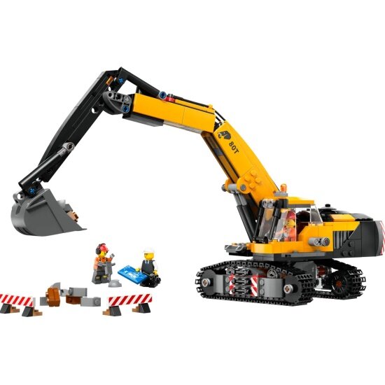Конструктор Lego ® City 60420 Желтый строительный экскаватор — фото 1
