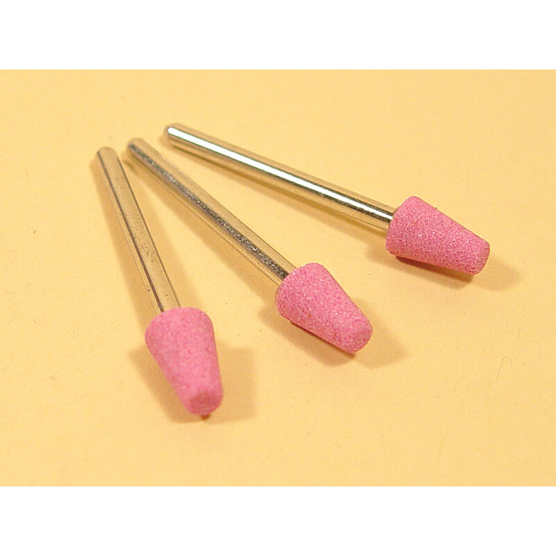 Конус шлифовальный, оксид алюминия, 3х8 мм, 2х3 шт, JAS (Китай)