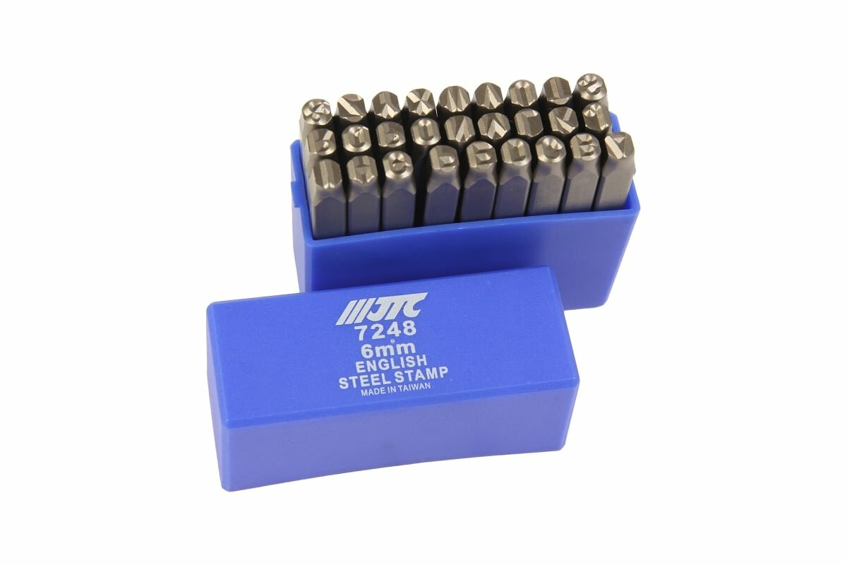 JTC Клейма буквенные латиница 6мм -JW0914-6 JTC-7248