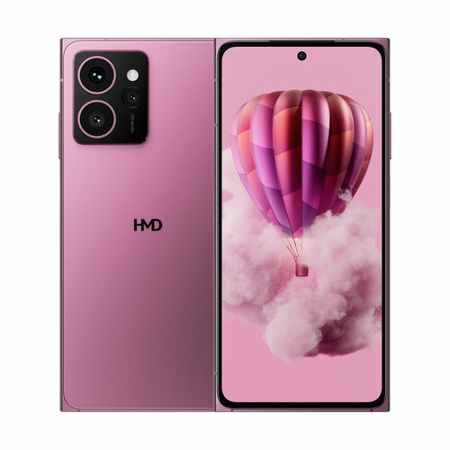 Смартфон HMD Skyline 12/256 ГБ розовый , IFixit/Camera Phone, Глобальная версия, Поддержка русского языка и сервисов Google