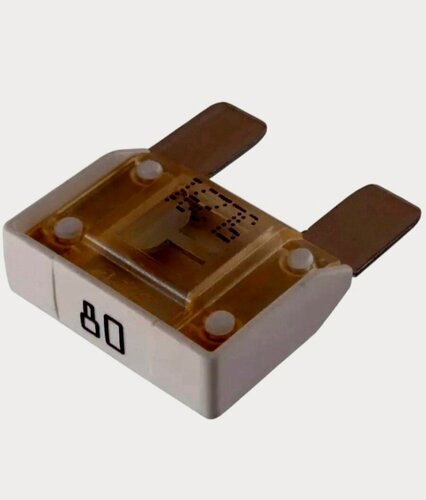 Изображение товара Предохранитель флажковый плоский стандартный MAXI 80A "TESLA" (1шт)