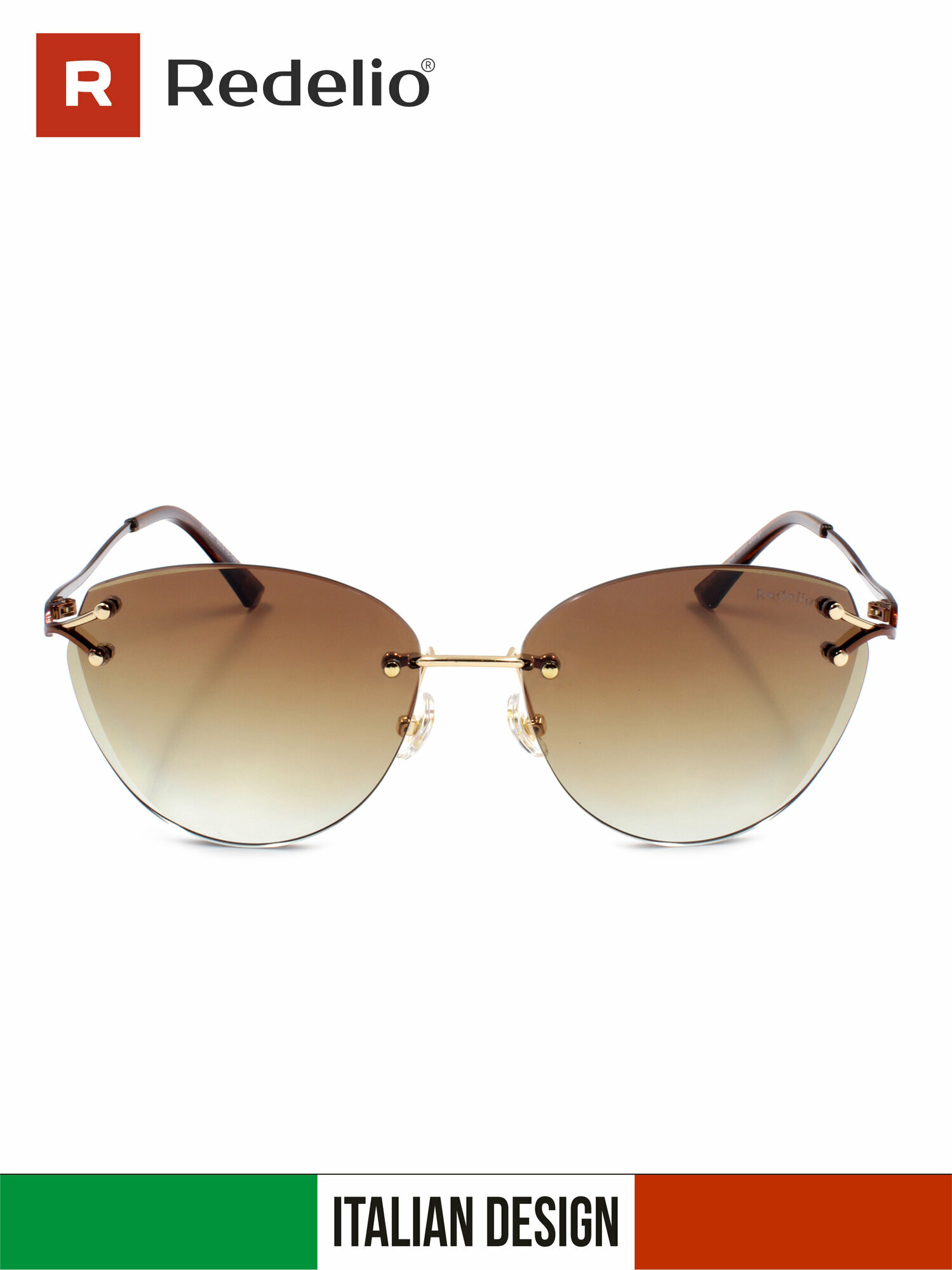 Солнцезащитные очки Redelio, коричневый — фото 1