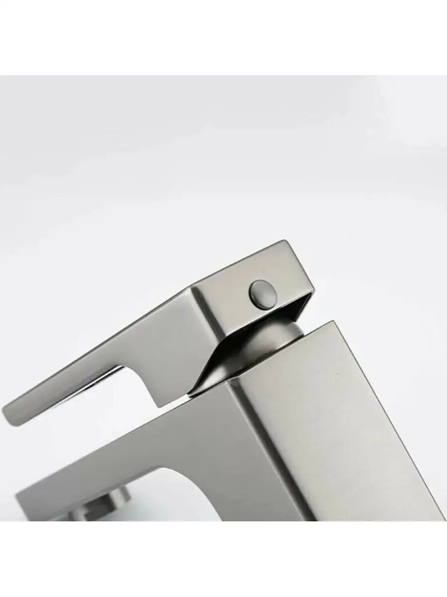 Смеситель для раковины Gappo G1017-9 оружейная сталь — фото 1