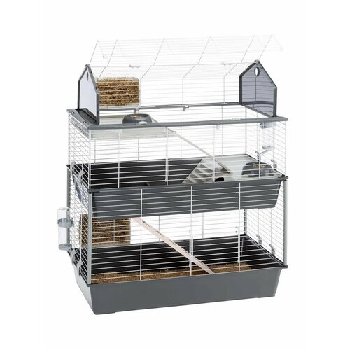 Клетка для кроликов Ferplast BARN 100 Double двухэтажная 95 x 57 x 121 см 57069611