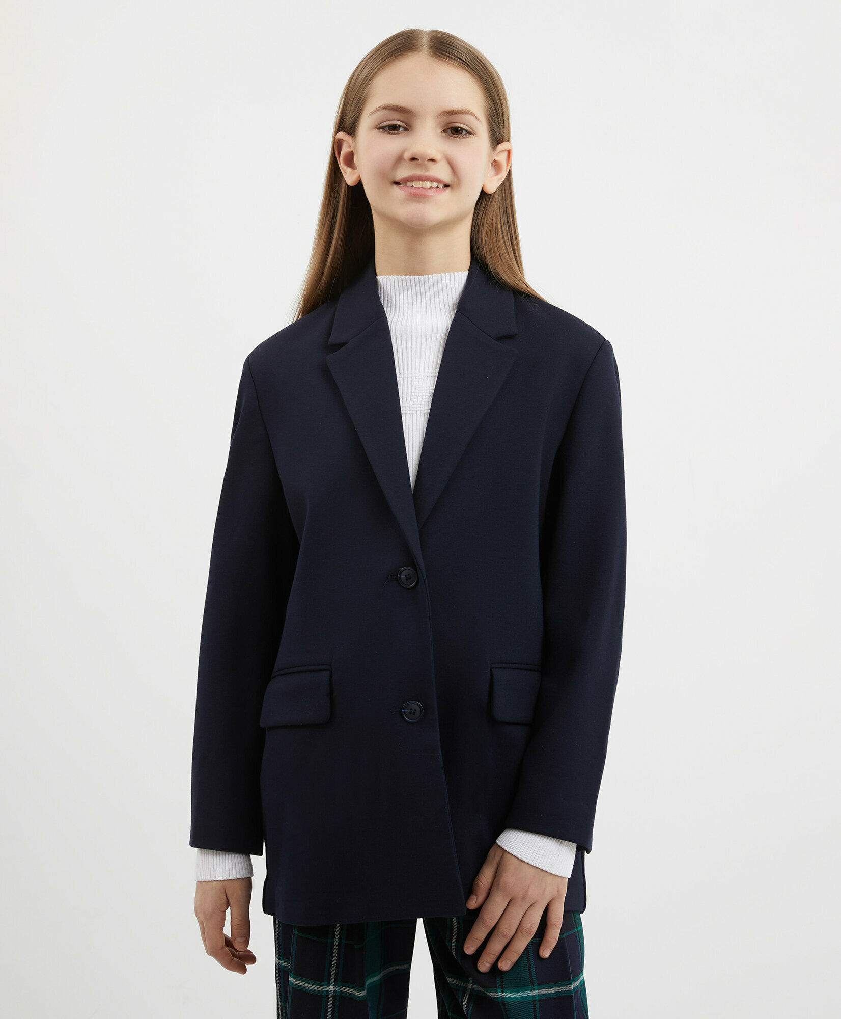 Пиджак Gulliver размер 140 синий