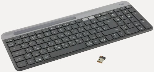 Изображение товара Беспроводная клавиатура Logitech K580 Slim Multi-Device, графит, русская