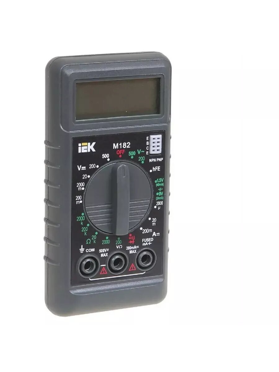 Мультиметр цифровой Compact M182 IEK TMD-1S-182 ( 1шт. )