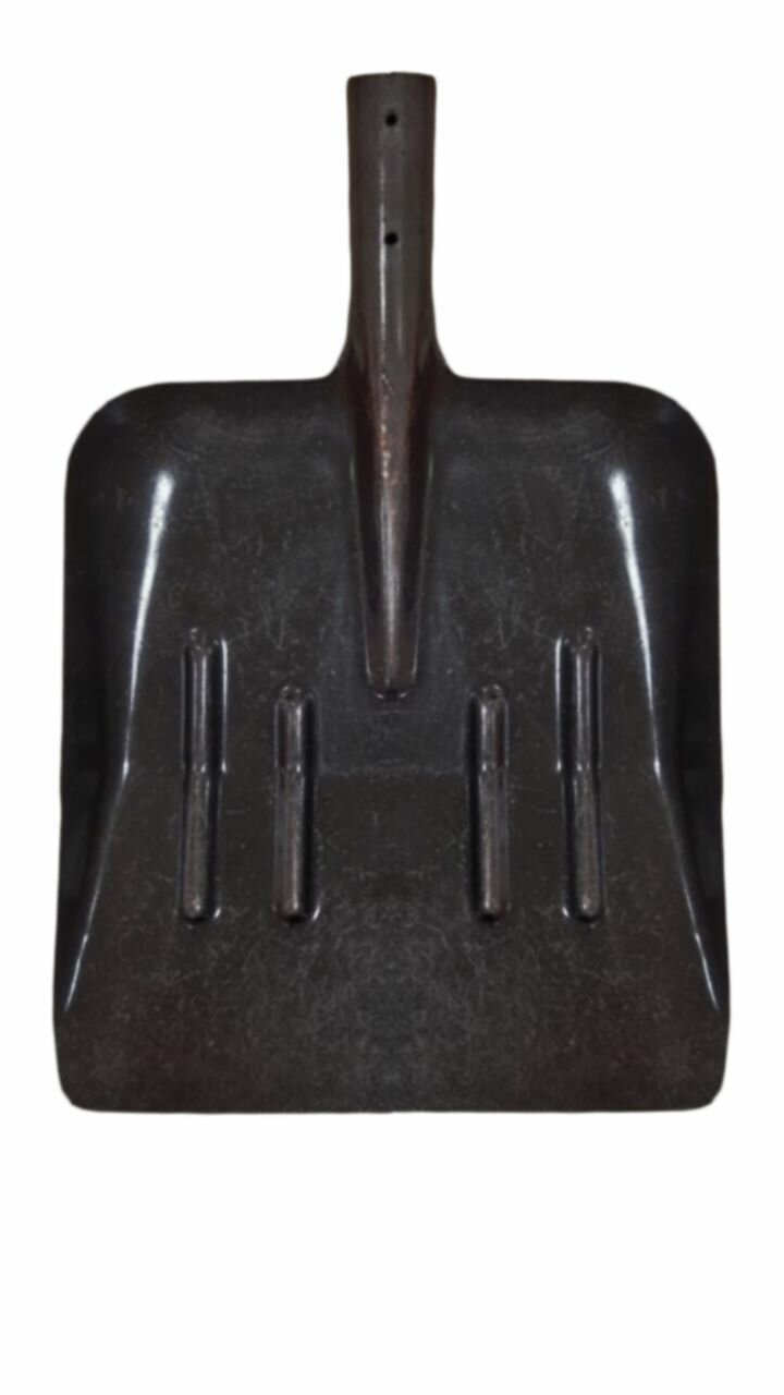 Лопата садовая большая зимняя совковая усиленная БТМ, из рельсовой стали, S3