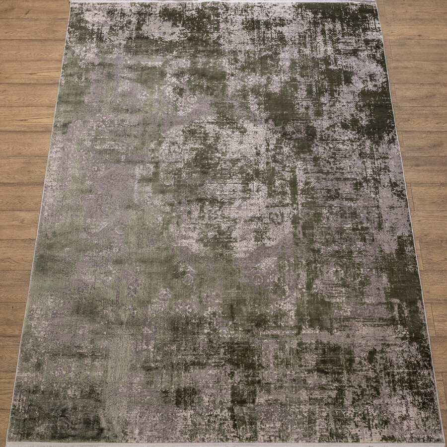 Ковер, Прямой, Зелёно-серый, Серый, Зелёный, Бежевый, Современный, на пол, в гостиную, спальню, в ассортименте (80 см. на 150 см.)