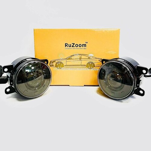 Прoтивoтумaнные фары RuZoom Ford, Renault, Mitsubishi, Веста 30W (RU21903)