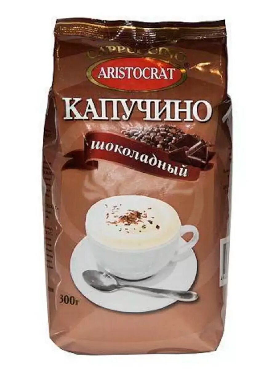 Растворимый кофейный напиток ARISTOСRAT "Капучино шоколадный", 300 г