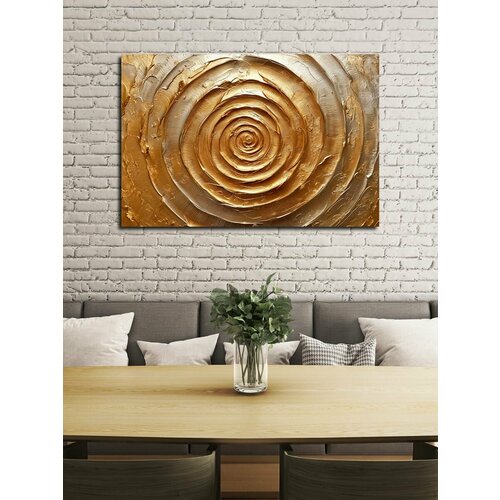 фото Картина на холсте loftime 40х60 солнце зол 3d 2 кс-832-4060