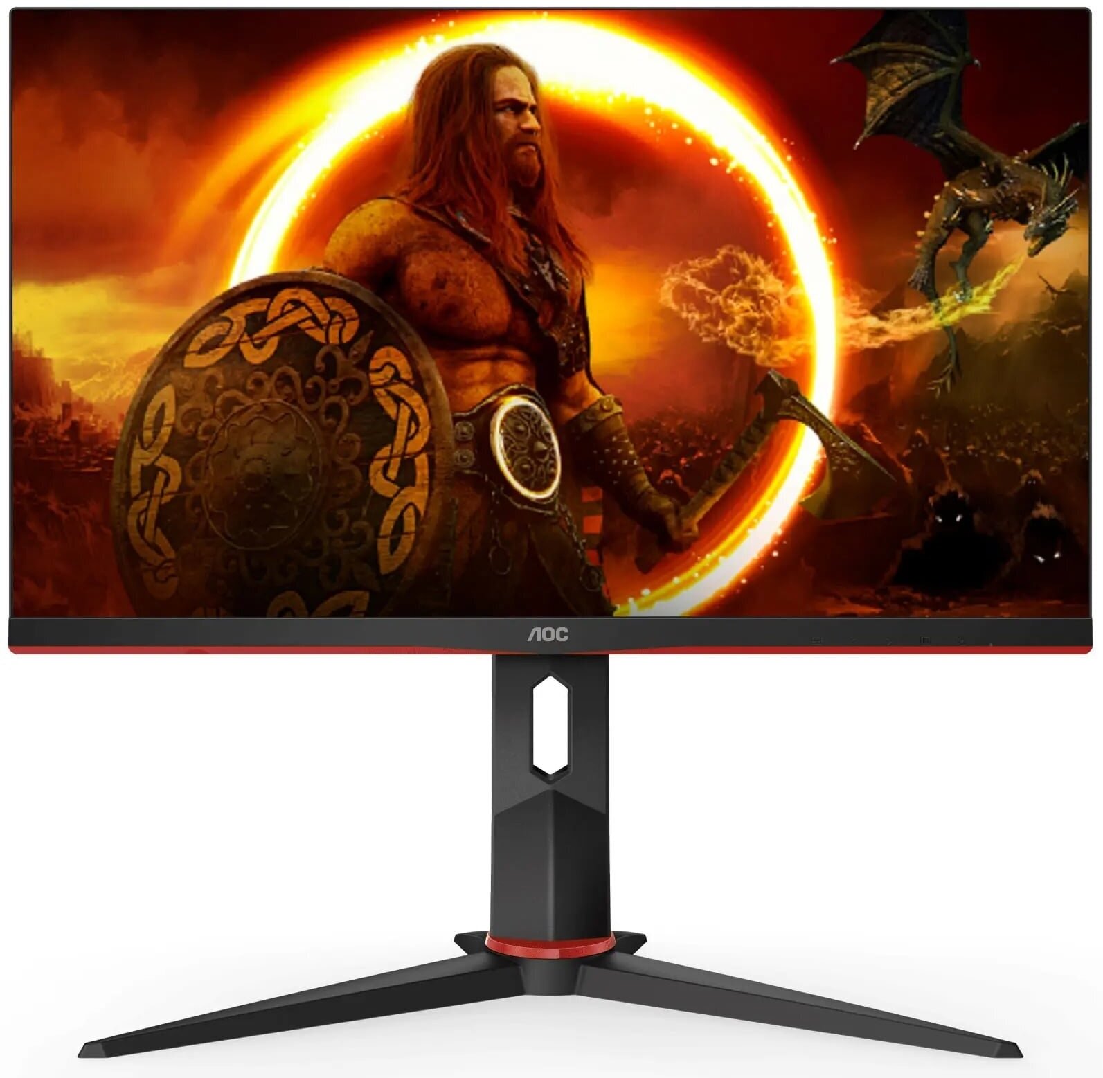 Монитор 23.8" Aoc 24G2Sp <4Мс, 1920X1080, Ips, 165Mhz, D-Sub, Hdmi, Dp> (Черный)