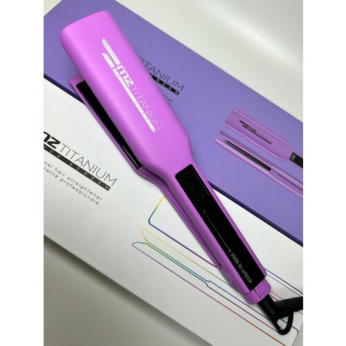 Утюжок MZ Titanium титановые плавающие пластины розовый матовый 5150₽