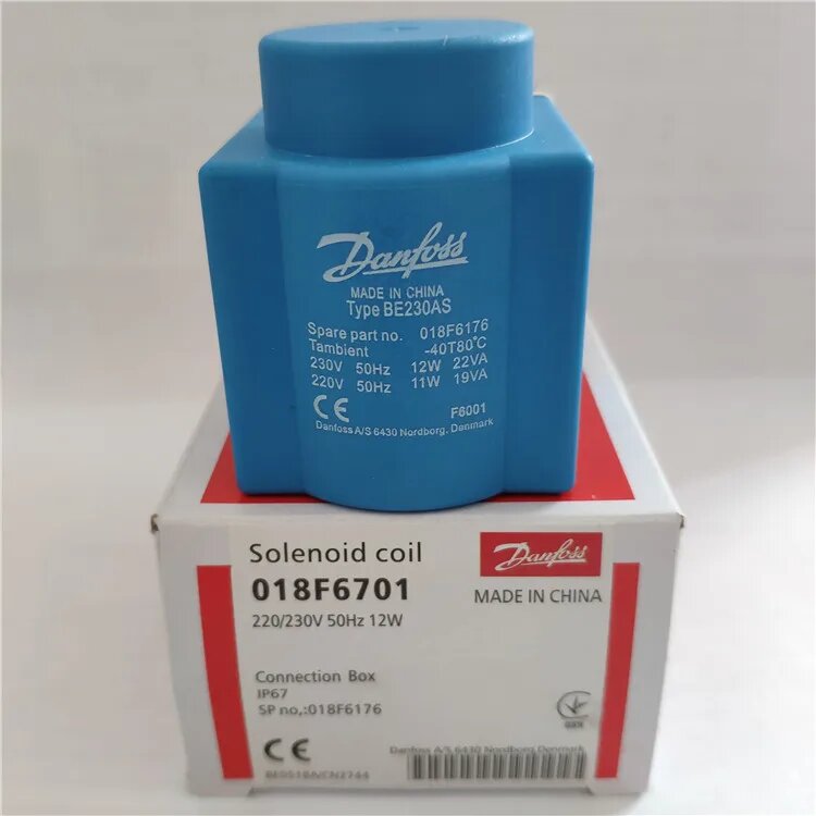 018F6701 018F6176 Катушка электромагнитного клапана Danfoss — фото 1
