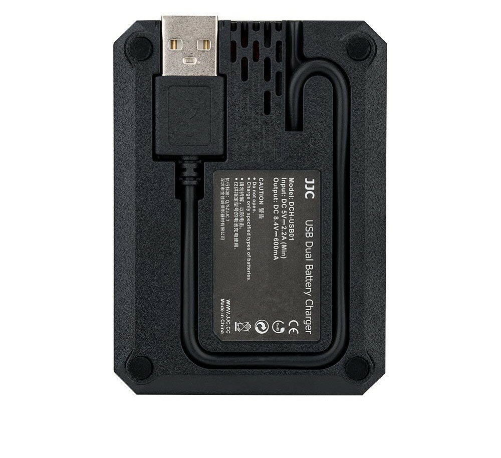 DCH-BLF19E Двойное зарядное устройство USB для Panasonic DMW-BLF19/DMW-BLK22/Sigma BP-61 — фото 1