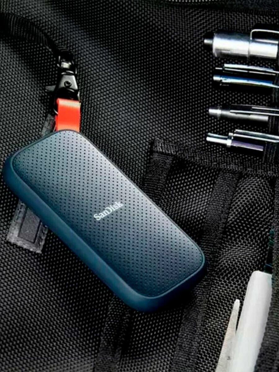 1 ТБ Внешний SSD SanDisk Portable 800 МБ/сек USB-C, USB 3.2 Gen 2 (SDSSDE30-1T00-G26) — фото 1
