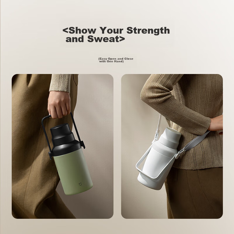 Термос Xiaomi с царапинами на матовом покрытии