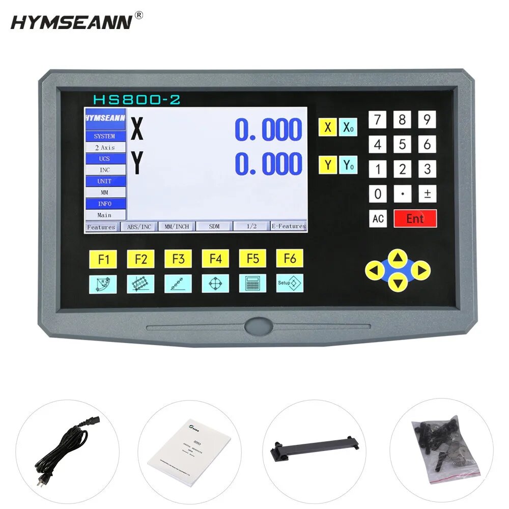 Универсальная многоязычная демонстрационная консоль Hymseann HS800-2 с функциями фрезерования, токарного станка и шлифования, HS800-2
