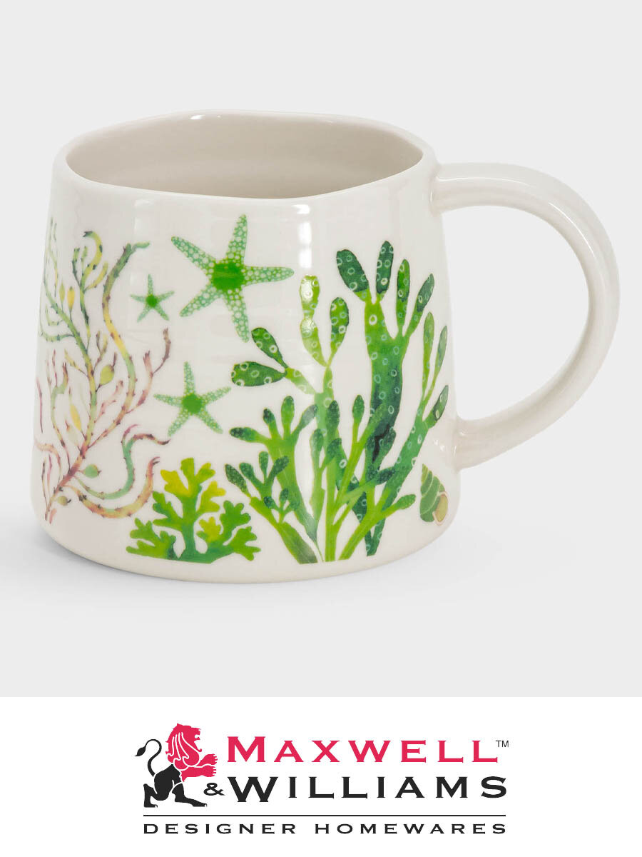 Кружка Maxwell & Williams Ocean Life 380 мл фарфор для СВЧ и ПММ