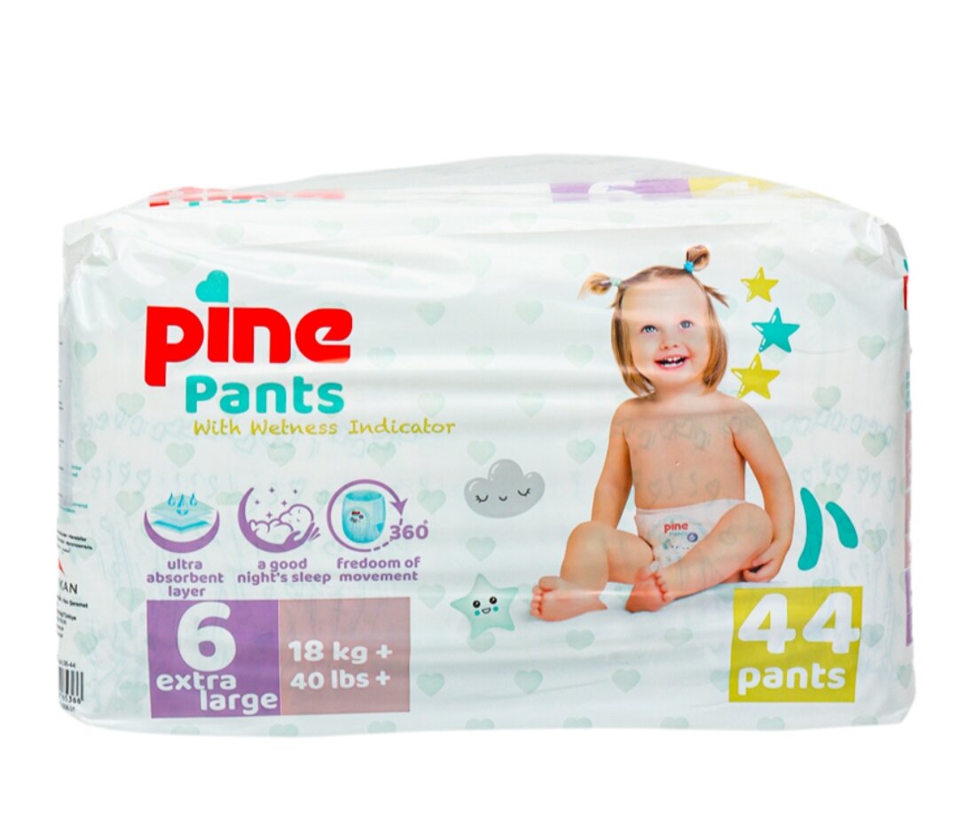 Трусики Pine Jumbo №6, 44 шт (18+ кг)