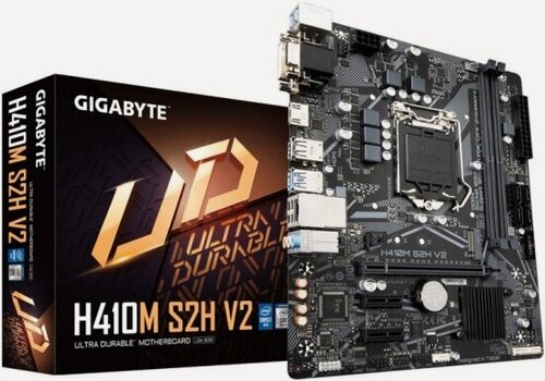 Изображение товара Материнская плата Gigabyte H410M S2H V2 2.1 (LGA1200, mATX)