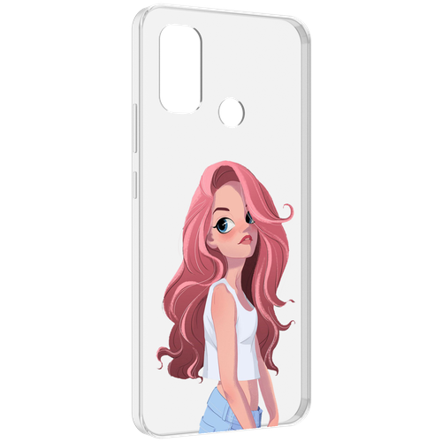 Чехол MyPads Мультяшный-арт-девушки женский для UleFone Note 10P / Note 10 задняя-панель-накладка-бампер
