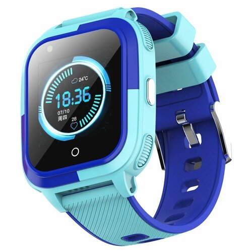 Наручные умные часы Smart Baby Watch Wonlex CT11 голубые, электроника с GPS и видеозвонком, аксессуары для детей