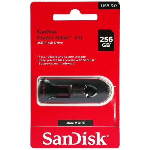 3.0 USB флеш накопитель SanDisk CZ600 Cruzer Glide 256GB (SDCZ600-256G-G35)