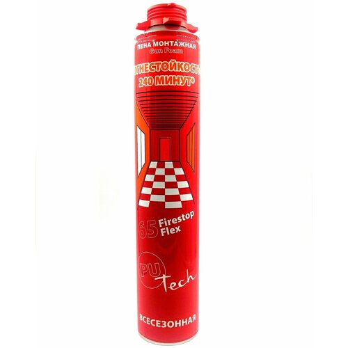 Огнестойкая монтажная профессиональная пена Putech 65L 689₽