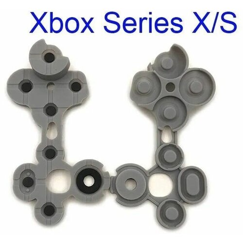 Силиконовые прокладки резинки контактные под кнопки для геймпада Xbox Series S, X 4 ревизия
